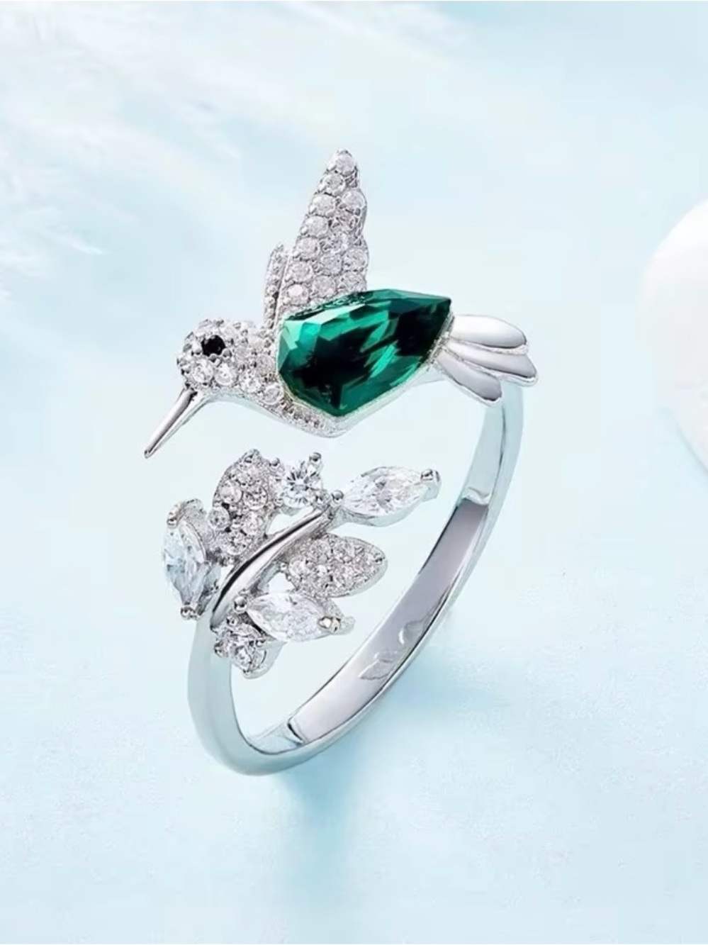 3/$40 NWT Zircon 🕊️ Open Ring